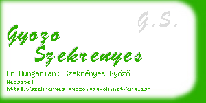 gyozo szekrenyes business card